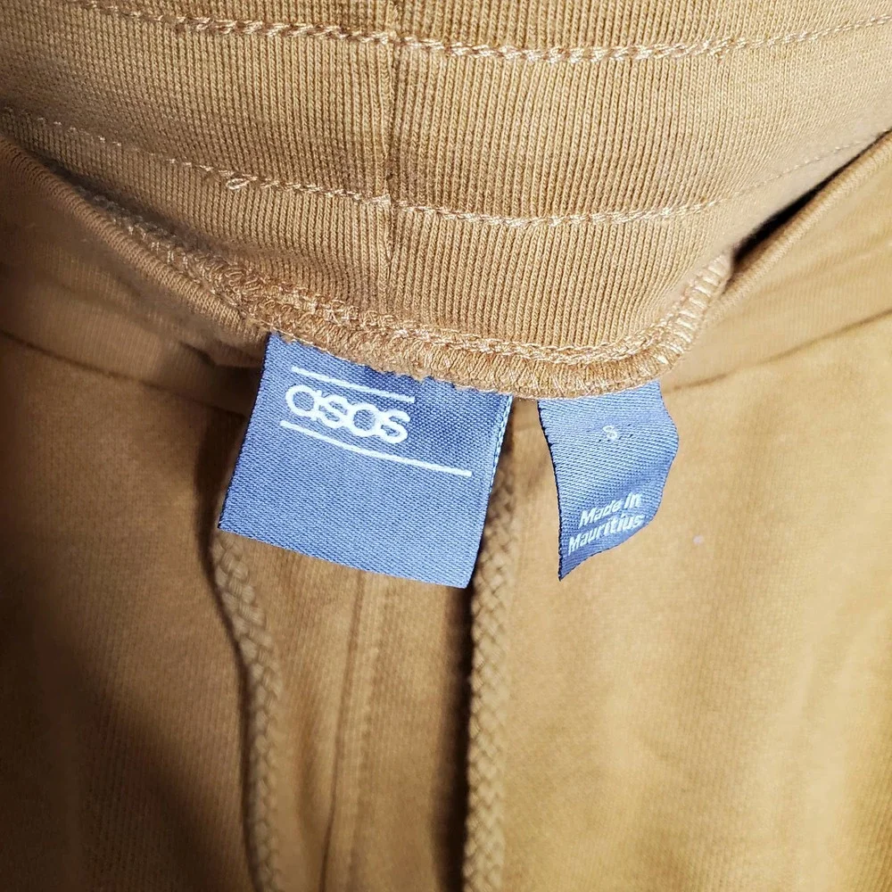 ASOS Mustard Yellow Long Sleeve Hoodie Pants Matching Set Sz S - Picture 9 of 10